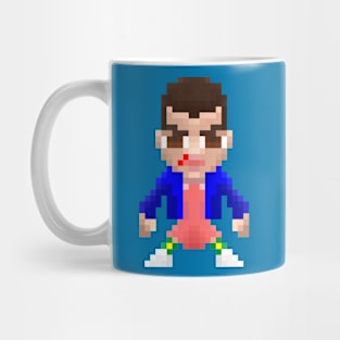 Little girl having a nose bleed Mug